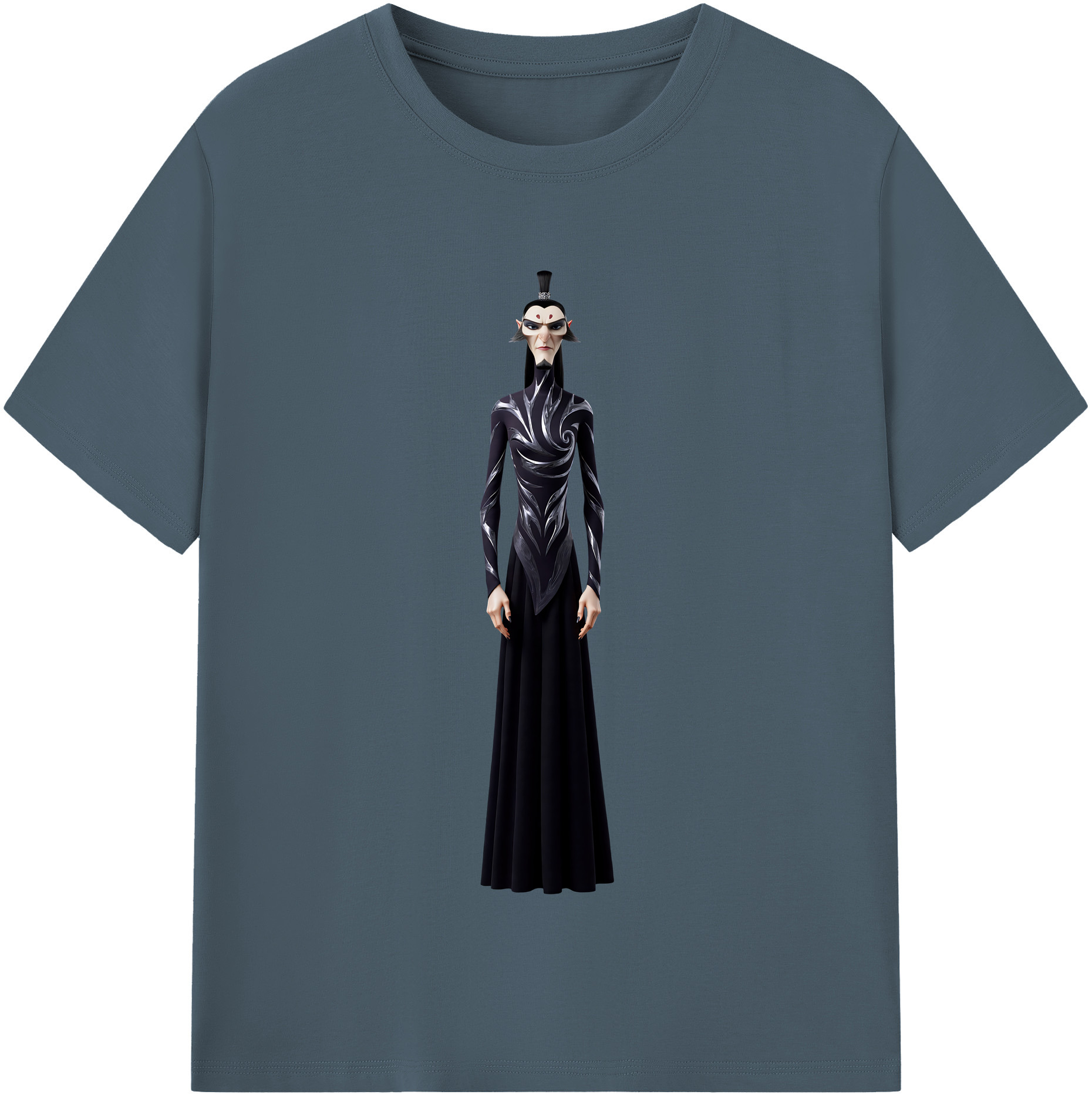 （画像用） Ne Zha 2 ナタ 魔童の大暴れ 綿100％半袖Tシャツ（フロントプリント）